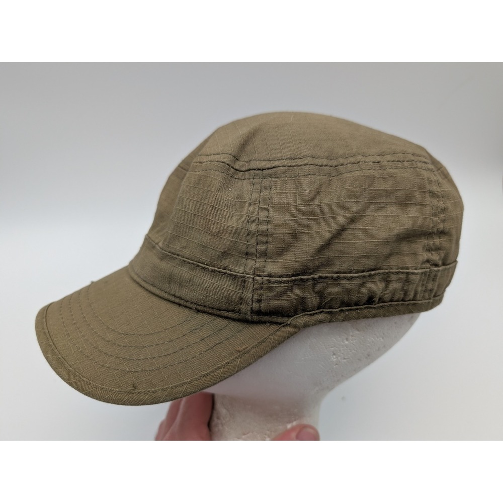 George Mens Olive Green Ripstop Cadet Military Cap Hat L/XL UM111A202